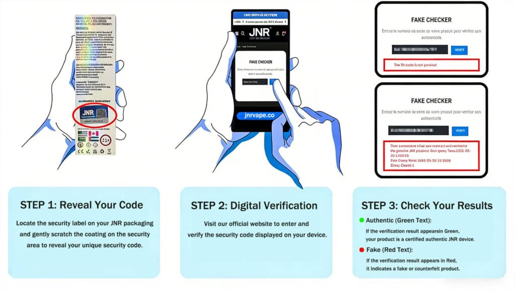 How to Identify Authentic JNR Vape Products