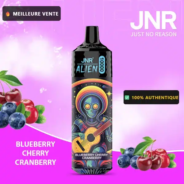 Blueberry Cherry Cranberry – JNR Alien 10000 | 10K Puffs Disposable Vape