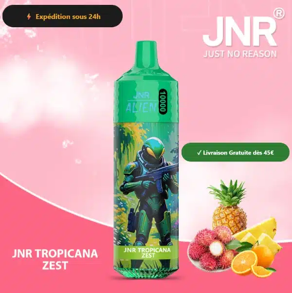 JNR Tropicana Zest – JNR Alien 10000 | 10K Puffs Disposable Vape