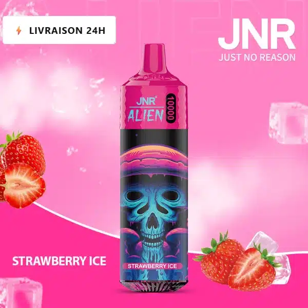 Strawberry Ice – JNR Alien 10000 | 10K Puffs Disposable Vape