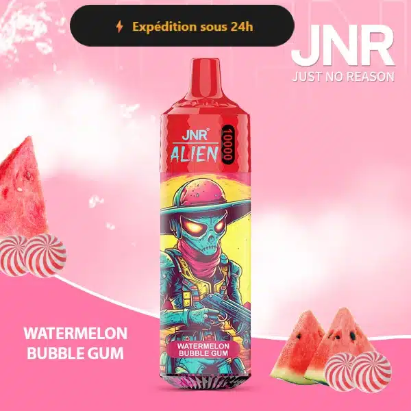 Watermelon Bubble Gum – JNR Alien 10000 | 10K Puffs Disposable Vape