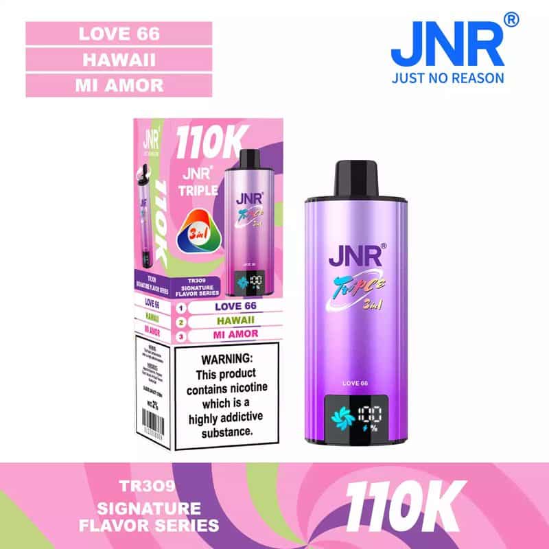 JNR Triple 110K – Blue Razz Cherry + Blue Razz Ice + Black Ice