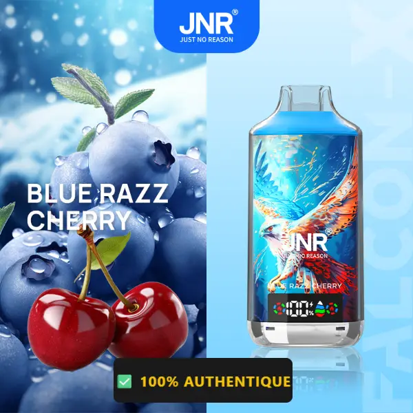 Blue Razz Cherry - JNR Falcon X 18K | 18000 Puffs Disposable Vape