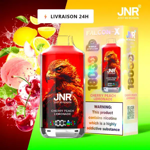 Cherry Peach Lemonade - JNR Falcon X 18K | 18000 Puffs Disposable Vape