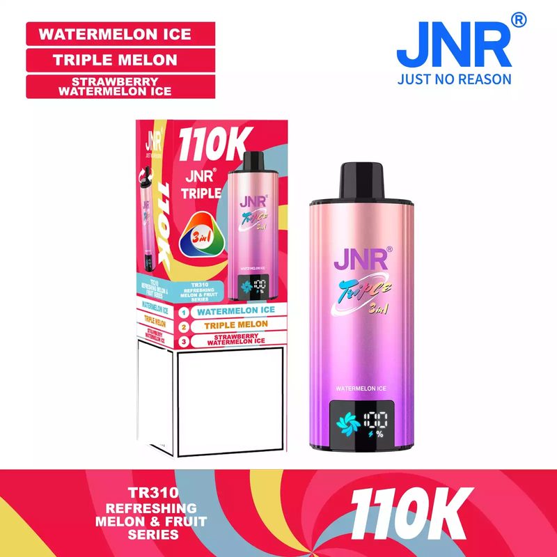 JNR Triple 110K – Double Apple + Watermelon Bubblegum + Strawberry Banana