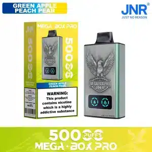 Green Apple Peach Pear - JNR Puff Mega Box Pro 50K | 50000 Puffs Disposable Vape