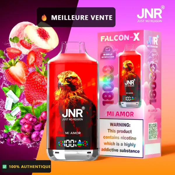 Mi Amor - JNR Falcon X 18K | 18000 Puffs Disposable Vape