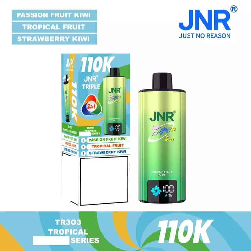 JNR Triple 110K – Passion Fruit Kiwi + Tropical Fruit + Strawberry Kiwi