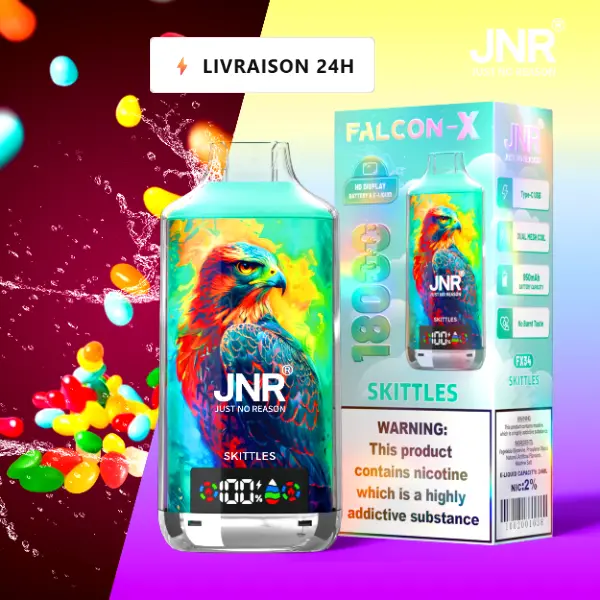 Skittles - JNR Falcon X 18K | 18000 Puffs Disposable Vape