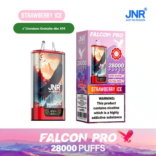 Strawberry Ice - JNR Falcon Pro 28K | 28000 Puffs Disposable Vape