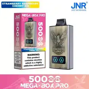 Strawberry Raspberry Cherry Ice - JNR Puff Mega Box Pro 50K | 50000 Puffs Disposable Vape