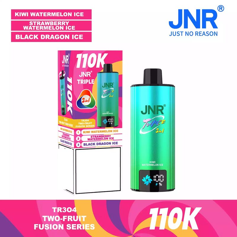 JNR Triple 110K – Summer Peaches + Strawberry Ice + Watermelon Ice