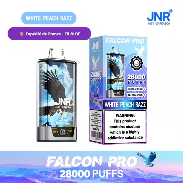 White Peach Razz - JNR Falcon Pro 28K | 28000 Puffs Disposable Vape