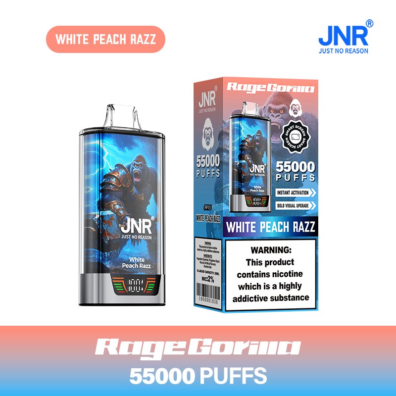 JNR Rage Gorilla 55K – White Peach Razz